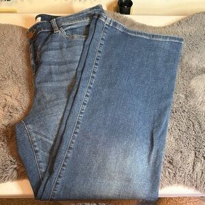 Lane Bryant Classic Straight-Leg Jeans in Medium Blue